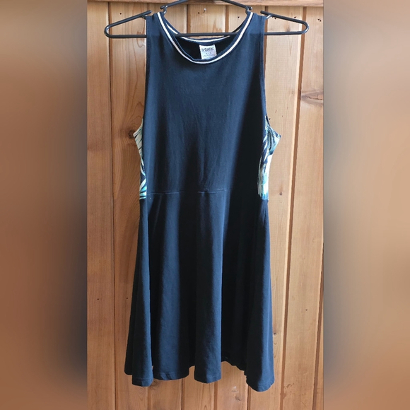 PINK by Victoria's Secret Black and Blue Floral Dress - Picture 6 of 6